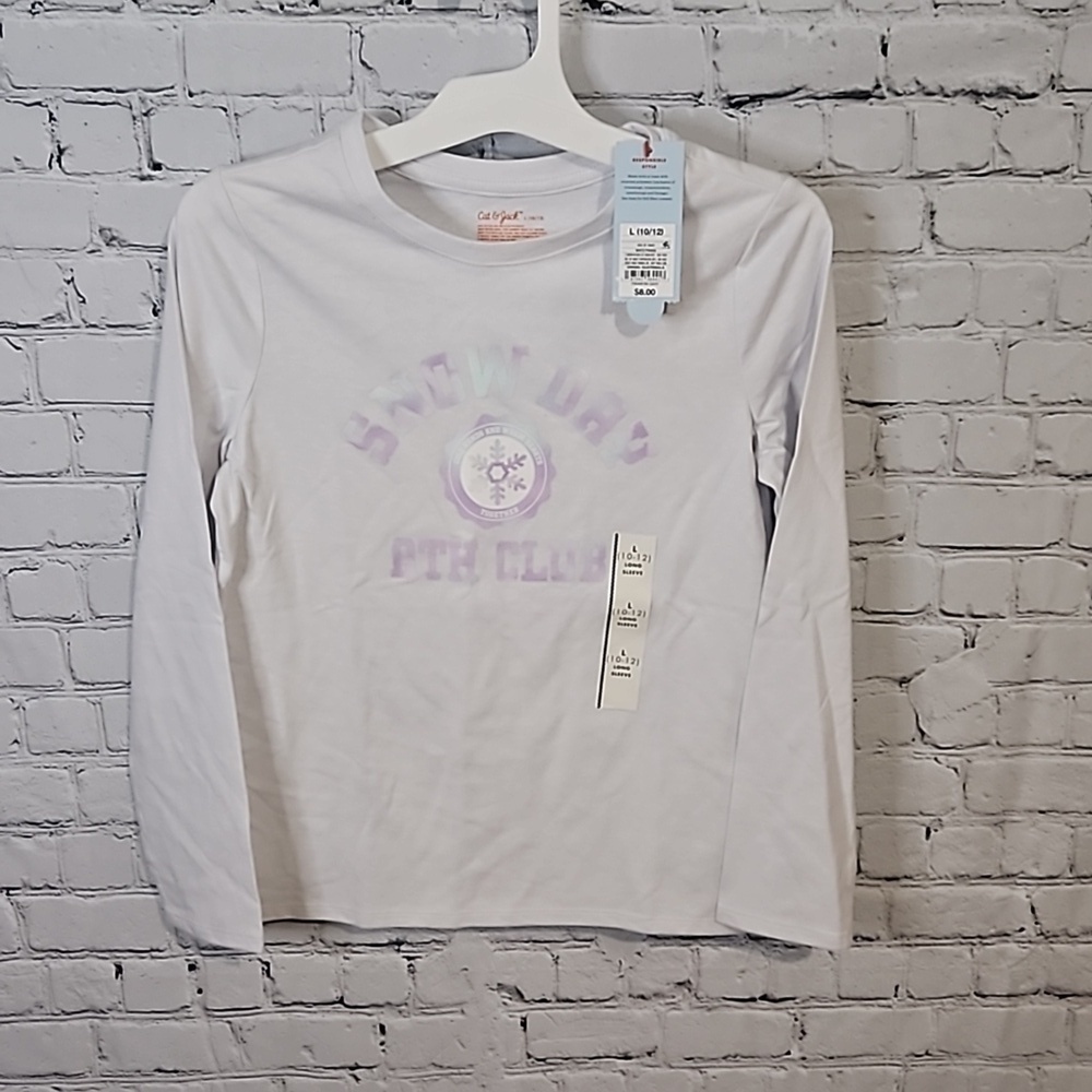 💙 Snow Day graphic long sleeve tee